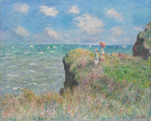 Claude Monet- Cliff walk